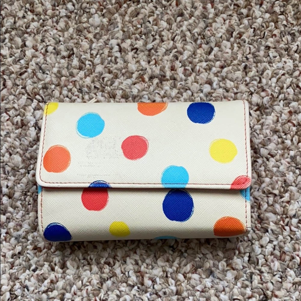 Polka dot wallet